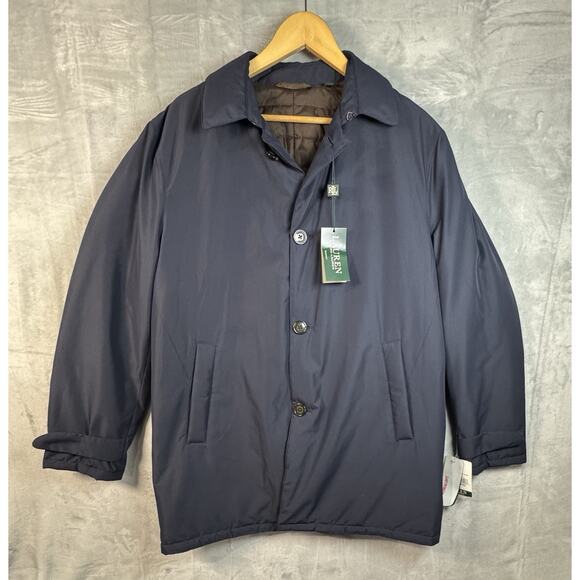 Ralph Lauren Navy Blue Mac Jacket Primaloft Rain Jacket 40R Size Medium/Large - Picture 1 of 15